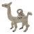 Vintage Italian Handmade Genuine Sterling Silver 925 Llama Lama Charm Pendant For Sale