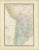 Antique Map of Peru in South America, 1875 For Sale