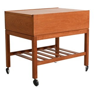 Vintage Danish Teak Trolley, 1960s For Sale
