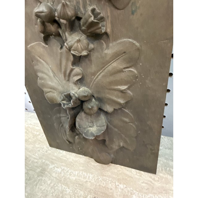 1940s Pair of French Bronze Bird Wall Relief Sculptures For Sale In Atlanta - Image 6 of 8