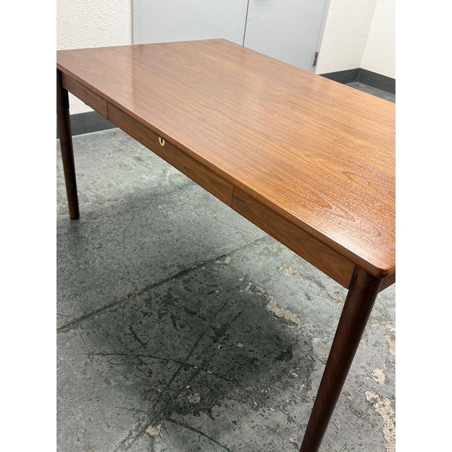 Design Within Reach Thomas Jenkins & Sverre Uhnger for Design Within Reach Edel Walnut Table For Sale - Image 4 of 12