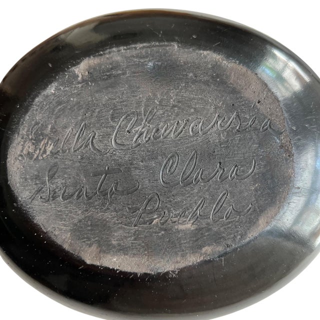 Native American Pottery From the Santa Clara Pueblo, Signed Stella Charavarria For Sale - Image 11 of 15