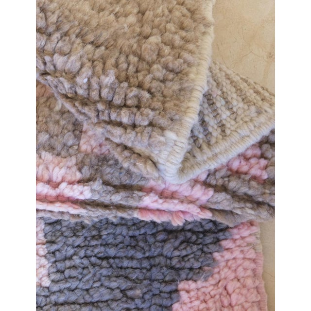 Moroccan Small Modern Wool Rug - 5.3 X 3.6 Ft For Sale - Image 4 of 9