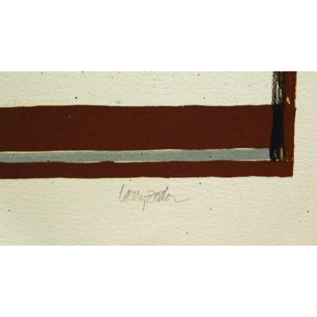 Brown 1990s "Gray Thunder Eagle" Larry Fodor Hand-Signed and Numbered Print For Sale - Image 8 of 9