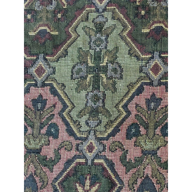 Antique American Woven Tapestry Throw Textile For Sale In Miami - Image 6 of 9