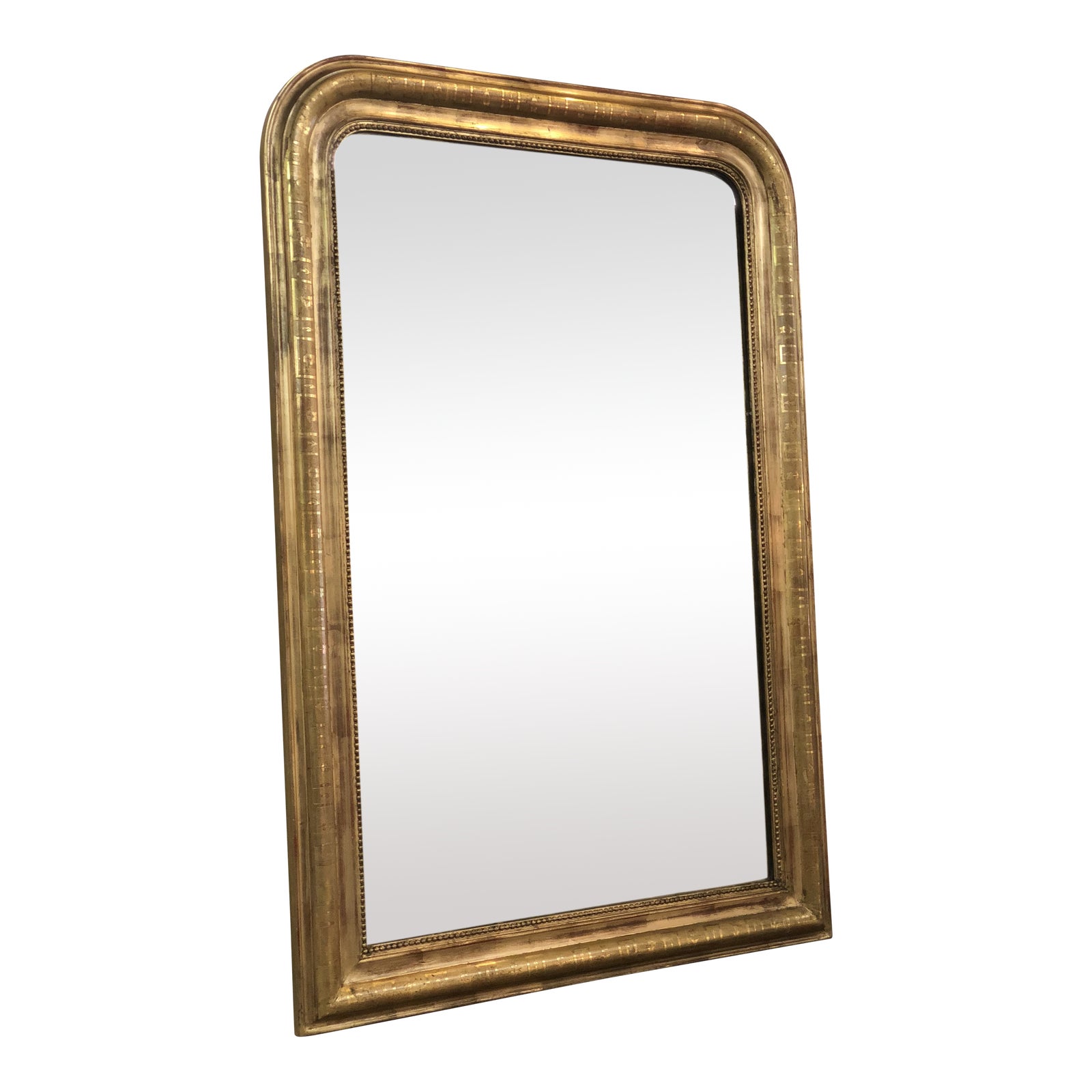 19th Century Antique French Louis Philippe Gold Leaf Mirror Chairish