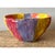 Postmodern Vintage Boho Striped Studio Pottery Bowl For Sale - Image 3 of 7