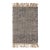 Dash & Albert by Annie Selke Kuba Black Woven Jute Rug, 5' x 8' For Sale
