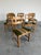 Set of 6 Vintage Danish Razor Blade or Razorback Model 60 Dining Chairs in Oak attributed to Henning Kjaernulf....