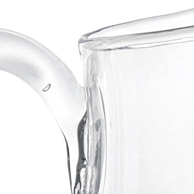 Contemporary 1990s Block Symphony Lead Crystal Water Pitcher For Sale - Image 3 of 15