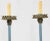 French Early 20th Century French Polychrome Torchiere Floor Lamps - a Pair For Sale - Image 3 of 4