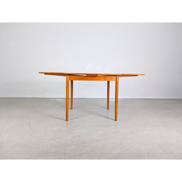 Vintage Danish Extendable Teak Dining Table, 1960s For Sale - Image 6 of 13