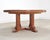 Neoclassical Ralph Lauren Hither Hills Round Oak Extending Dining Table For Sale - Image 3 of 18