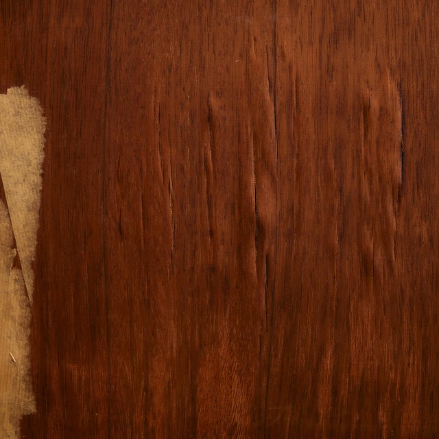 Rosewood and Teak Low Sideboard with Sliding Doors and Drawers, 1960s For Sale - Image 10 of 18