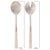 2020s Artifacts Rattan Stainless-Steel Serving Pieces with Gift Box in White - Set of 2 For Sale - Image 5 of 5