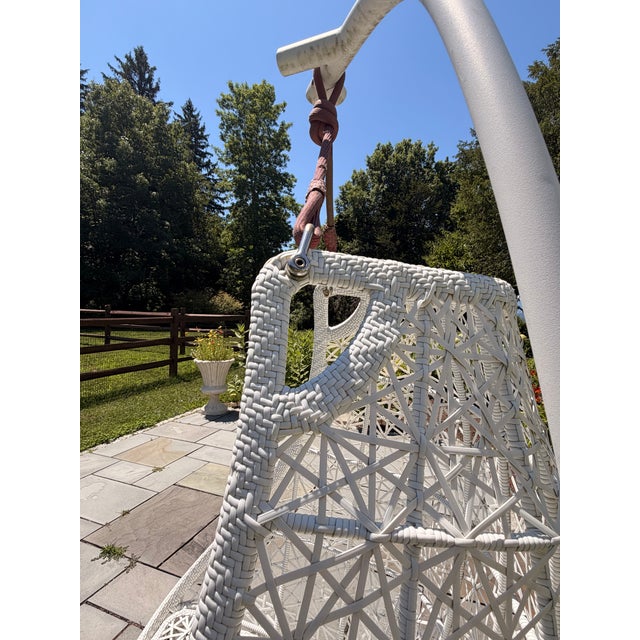 Modern Hanging Chair Outdoor/Indoor by Kettal Mai Swing Chair, Attributed For Sale - Image 4 of 10