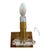 Hollywood Regency Style Crystal and Brass Wall Sconces. Retails Over $500 Each. For Sale In New York - Image 6 of 7