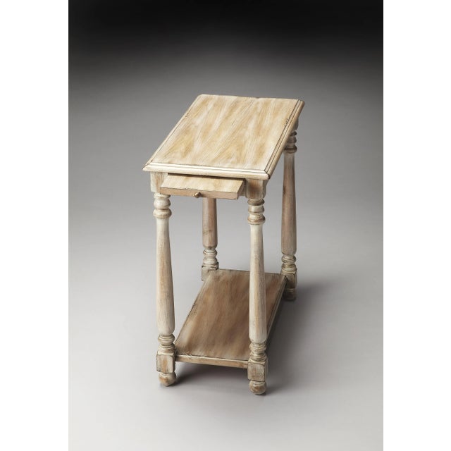 Transitional Devane Side Table, Gray For Sale - Image 3 of 3