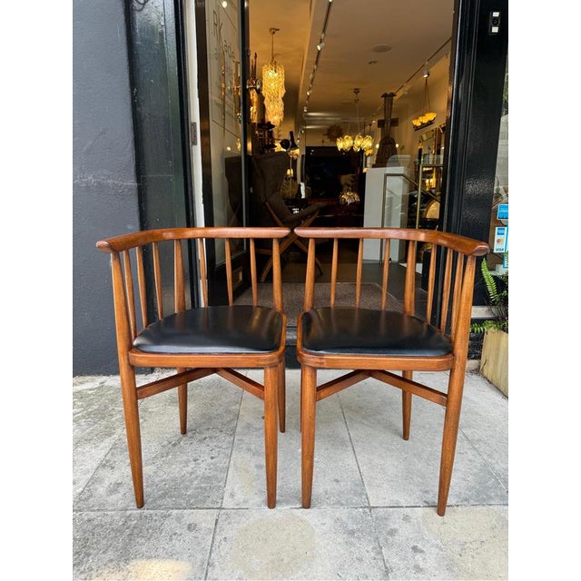 Wood Corner Chairs attributed to Josef Hoffmann, 1910s, Set of 4 For Sale - Image 7 of 8