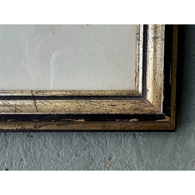 Printmaking Materials Late 20th Century Framed Reconstruction Era Savannah Georgia Historical Duel Print For Sale - Image 7 of 12