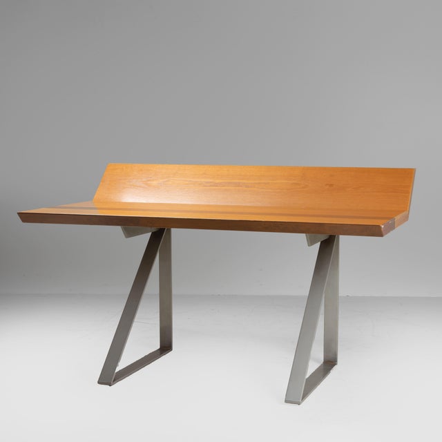 Holli Desk in Wood by Giovanni Offredi for Saporiti Italia, Italy, 1970 For Sale - Image 15 of 15