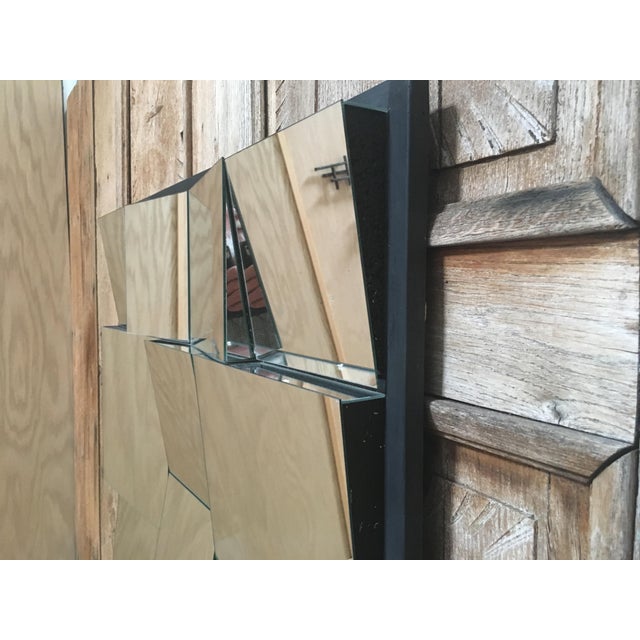 1970's Vintage Diamond Slopes Mirror For Sale In Dallas - Image 6 of 11