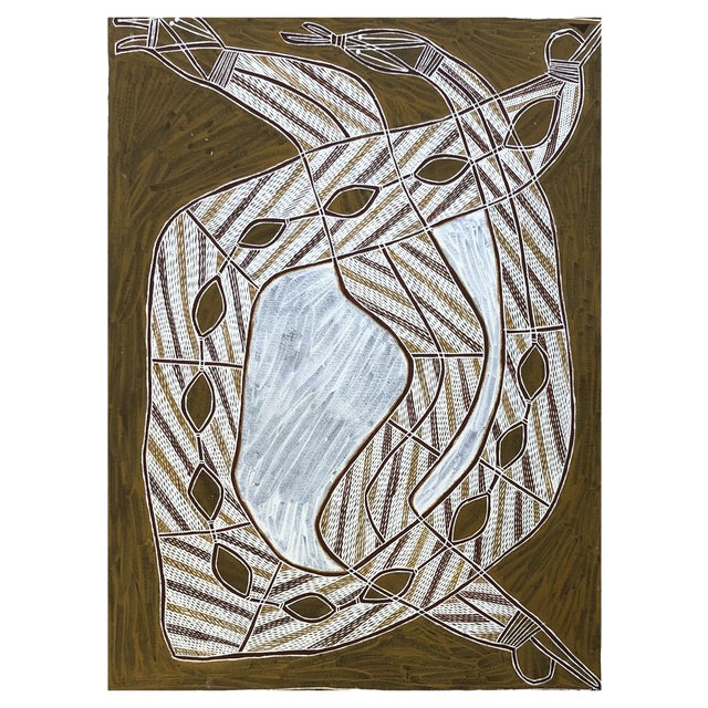 Peter Nabarlambarl, Oeuvre No. 1263, 1997, Pigment on Paper For Sale