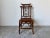 Vintage British Colonial Style Faux Burnt Bamboo and Grasscloth Pagoda Desk and Chair For Sale - Image 9 of 10