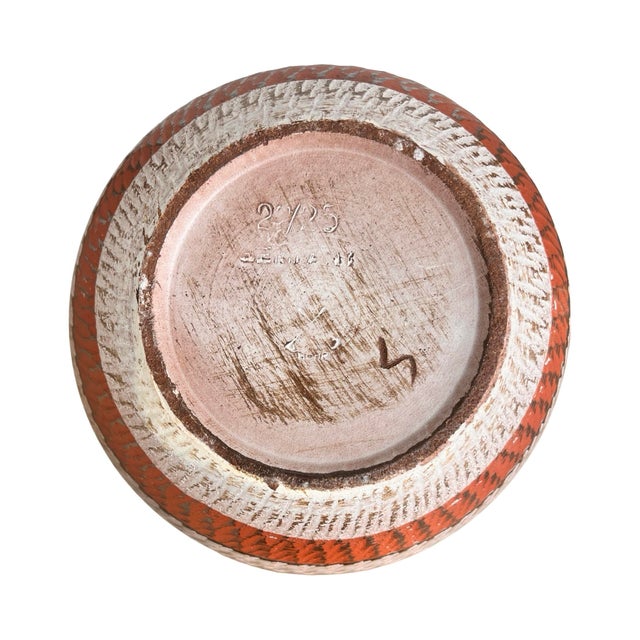 Mid-Century Modern Dümler & Breiden "Faux Klinker" Floor Vase, Type 29/25, Germany 1970s For Sale - Image 3 of 15