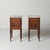 This pair of circa 1920s Belgian Louis XVI style bedside tables blends refined neoclassical elegance with timeless...
