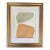 2023 "Clementina" Abstract Minimalist Painting on Cotton Paper by Artist r.k. Red For Sale