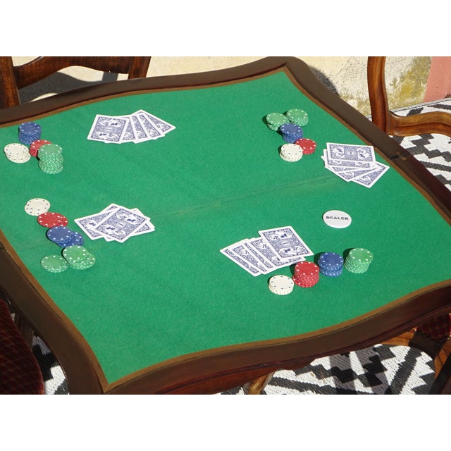 Brown Antique Louis XV Games Table For Sale - Image 8 of 18