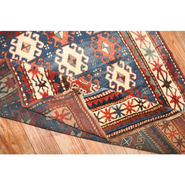 Late 19th Century 19th Century Moghan Antique Kazak Rug, 4'1'' X 6'10'' For Sale - Image 5 of 10