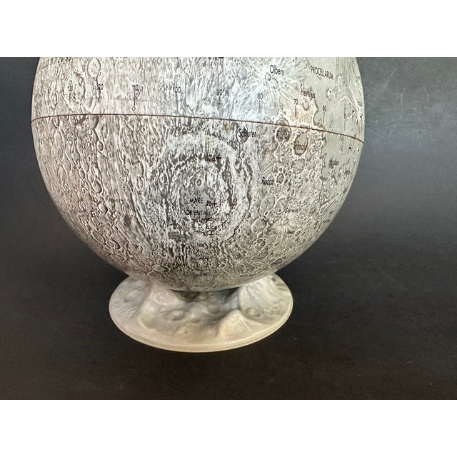Vintage 1960s Lunar Moon Globe For Sale - Image 10 of 12