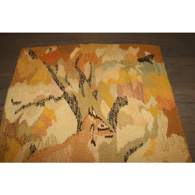 Textile Mid 20th Century Scandinavian Kilim from Lilly Sjöberg rug no. j5018 For Sale - Image 7 of 7