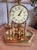Vintage Kieninger & Obergfell Kundo Brass Hexagonal Anniversary Clock For Sale - Image 6 of 12