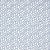 Schumacher Meander Embroidery Fabric in Blue on Ivory For Sale