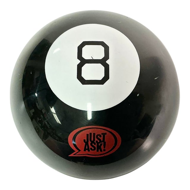 Mid-Century Pop Culture Boho Chic Magic 8 Ball Game For Sale