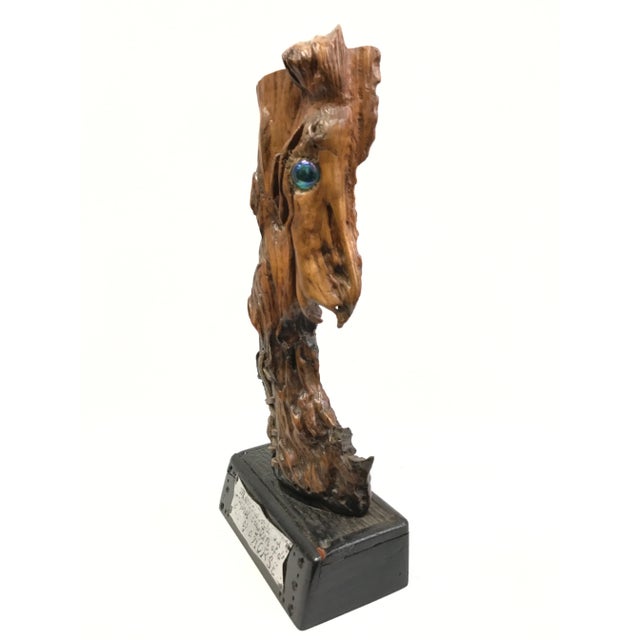 Primitive Carved Wood Horse Sculpture For Sale In New York - Image 6 of 6