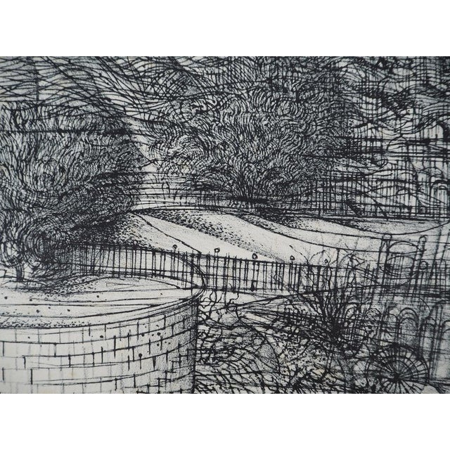 Jean Carzou, The Hill, 1983, Original Lithograph For Sale - Image 4 of 8