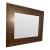 Ornate Embossed Gilt Frame Wall Mirror With Bevelled Glass, 35 X 30 For Sale