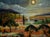 2000 - 2009 "Tuscan Moon" Nocturnal Landscape in Acrylic on Masonite by Richard M. Bacon For Sale - Image 5 of 8