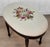 Antique Traditional Mahogany Floral Needlepoint Oval Vanity Seat Stool For Sale - Image 6 of 10