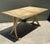 Late 20th Century Vintage Wood and Metal Extendable Console Table For Sale - Image 5 of 18