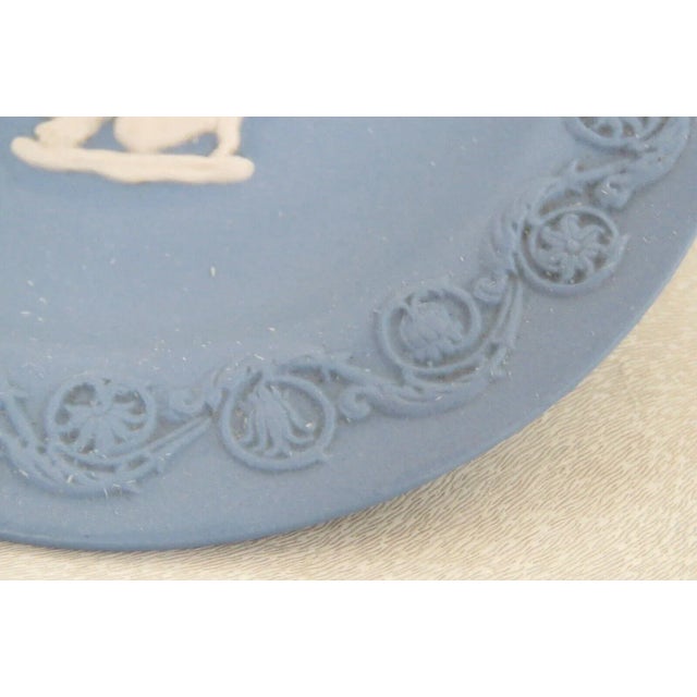 Wedgwood Jasperware Blue Cupid Cherub Cameo Trinket Ring Vanity Dish For Sale In Miami - Image 6 of 10