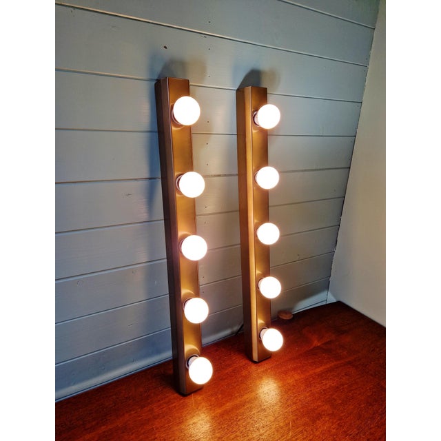 Brass Wall Sconces in the style of Lodge, 1970s, Set of 3 For Sale - Image 10 of 13