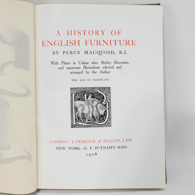 Paper A History of English Furniture by Percy Macquoid (Complete Set in 4 Volumes) For Sale - Image 7 of 12