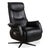 Modern Mondo Multimaxx Relaks Leather Armchair Black Electric Function For Sale - Image 3 of 18