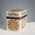 White Opal Glass Jewelry Box with Gilt Enamel For Sale - Image 6 of 10