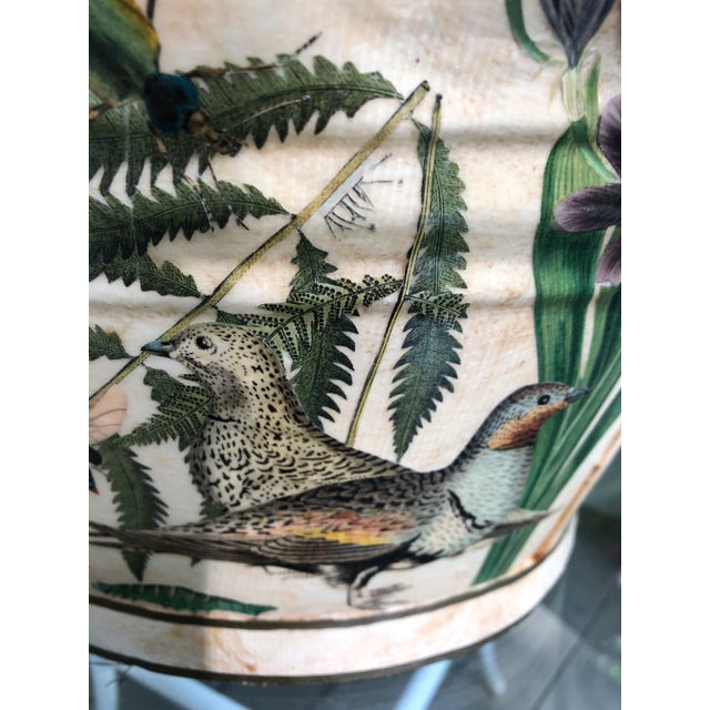 1990s French Footbath With Susan Carson Decoupage For Sale - Image 4 of 11